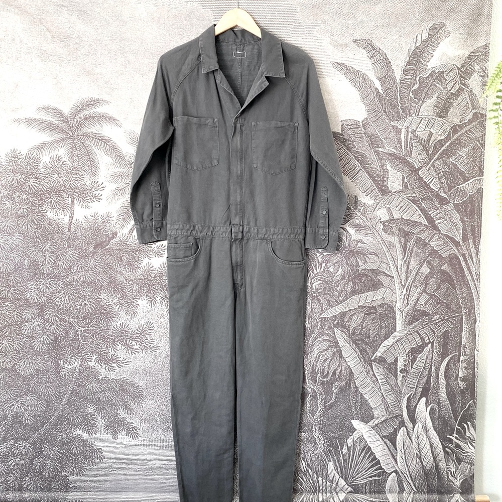 MOTHER Charcoal Jumpsuit